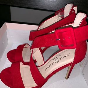 Chinese laundry red high heels